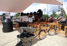 Sigue ‘Peso a Peso’ con la entrega herramientas, maquinaria y materiales