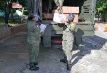 Abastecen hospitales COVID-19 de la Sedena en Yucatán