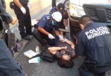 Combista atropella a pasajera en el centro de Mérida