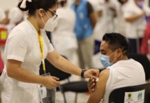 Se agotaron las vacunas en el Centro de Convenciones Siglo XXI