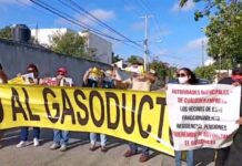 Nueva protesta por instalación de gasoducto en dos colonias de Mérida