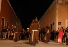 Estrenan “Caminata de los frailes” y video mapping en Valladolid
