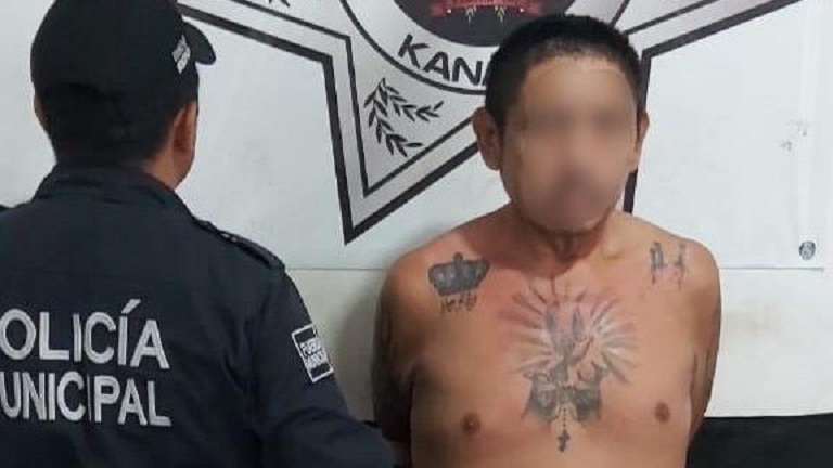 Detenido por robo con violencia en fraccionamiento de Kanasín