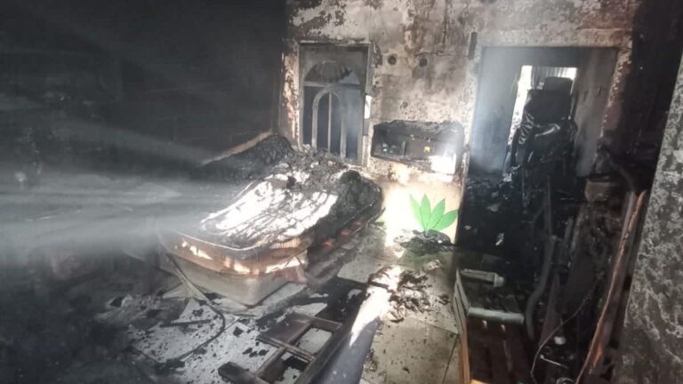 Incendio deja sin hogar a familia de Kanasín