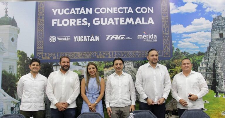 Anuncian la nueva ruta Mérida-Flores de TAG Airlines