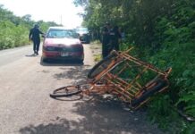 Atropellan a dos menores en triciclo en Tizimín