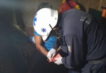 Esposo celoso se lesiona con una botella en Tizimín