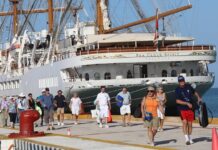 Arriba a Yucatán uno de los cruceros más grandes del mundo