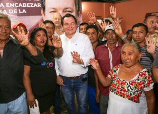 Huacho Díaz recibe respaldo de fundadores de Morena en Espita