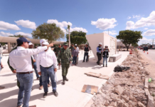 Vila Dosal supervisa avances en el Gran Parque de 'La Plancha'