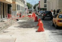 'Pausa' a los trabajos en la construcción del corredor de la calle 60