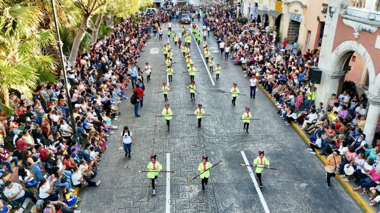 Carnaval de Mérida 2024 desfile infantil