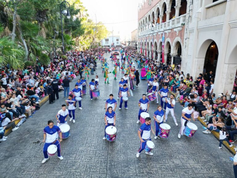 Carnaval de Mérida 2024 desfile infantil