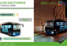 Rutas nocturnas se actualizarán con autobuses eléctricos