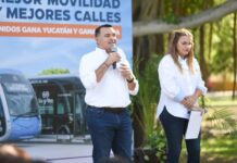 Cecilia y Renán presentan Plan de Movilidad para Mérida