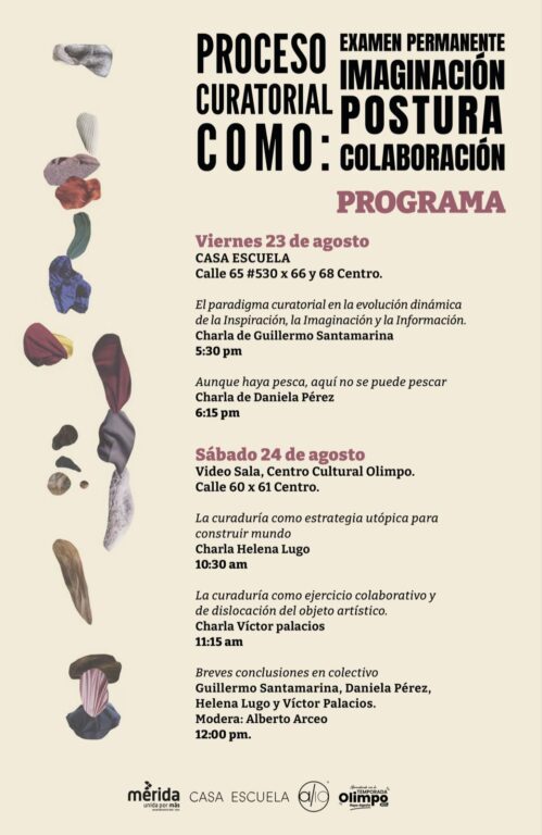 Curaduría protagoniza 2 jornadas de charlas gratuitas en Olimpo