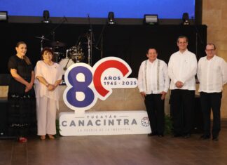 Canacintra Yucatán celebra 80 años de industria