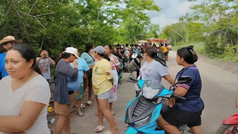¡Cinco días sin luz! Bloquean entrada a Cantamayec