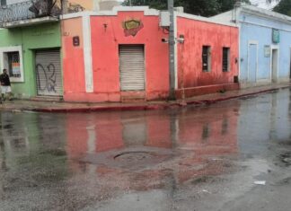 Ayuntamiento de Mérida supervisa drenaje en Centro Histórico