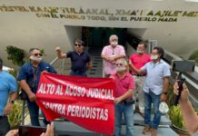 Periodistas de Campeche exigen fin al acoso judicial