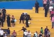 Tragedia en final de fútbol; f4llec3 aficionado en gradas