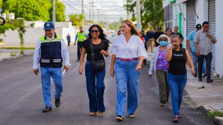 Cecilia Patrón impulsa nuevas calles en Mérida