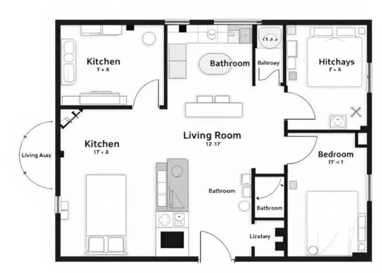 Casa promedio de 2 habitaciones en Mérida Yucatan