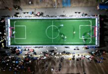 Llevarán fútbol con una cancha portátil a colonias de Kanasín