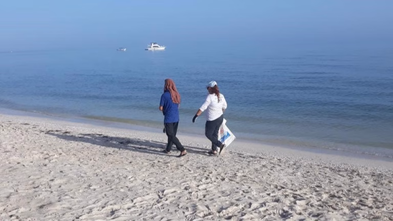 Retiran peces muertos en Sisal para proteger turismo