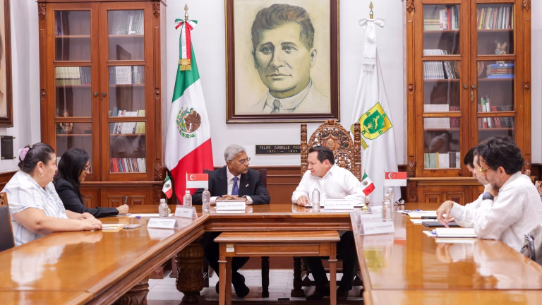 Yucatán y Singapur fortalecen cooperación estratégica bilateral