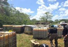 Aseguran más de 180 mil litros de huachicol en Progreso