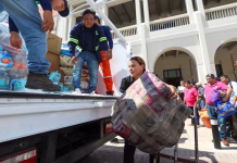 Mérida envía 10 toneladas de víveres para Veracruz