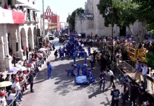 Más de 5,000 elementos desfilan por aniversario revolucionario