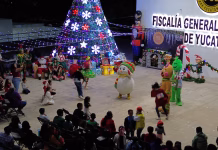 Magia de la Navidad llegó a la Fiscalía de Yucatán Fiscalía de Yucatán Navidad