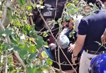 Milagroso rescate tras brutal volcadura en Cansahcab Milagroso rescate tras brutal volcadura en Cansahcab
