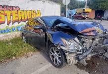 choque carretera Mérida-Chetumal