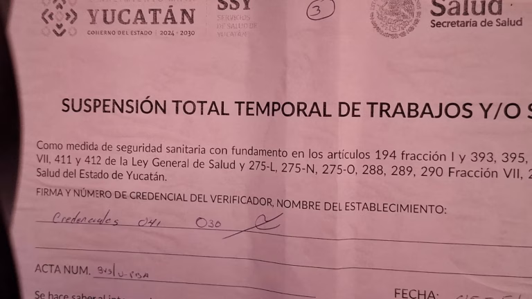 Cierran cantina del alcalde de Temax tras escándalo animal