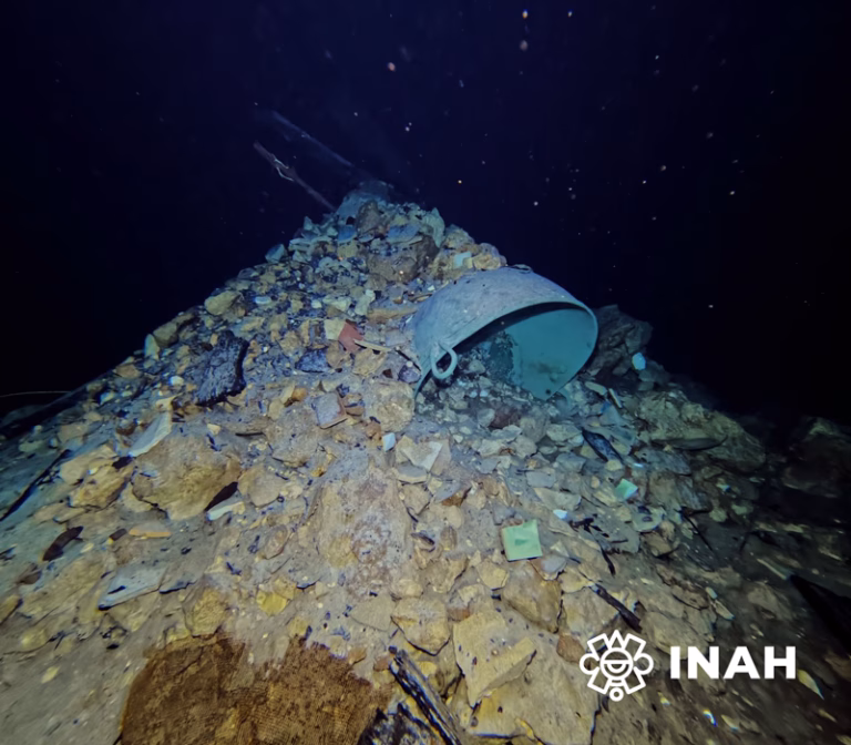 INAH registra vestigios de Guerra de Castas en cenote Síis Já