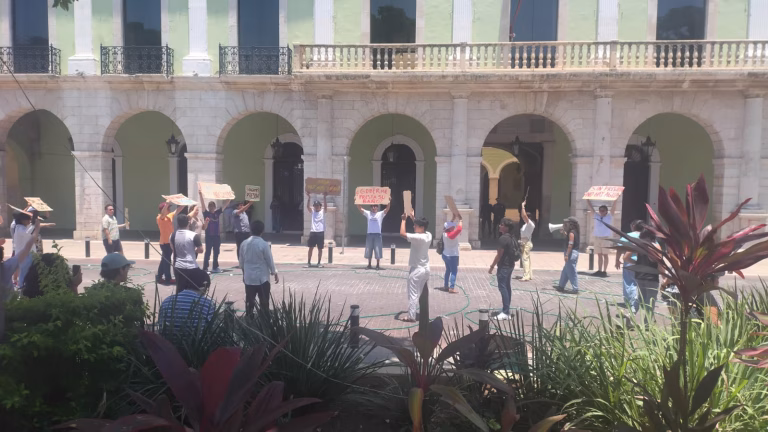 protesta agua