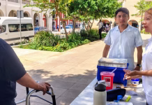 IMSS Yucatán refuerza vacunación en Plaza Grande