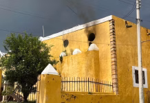 incendio iglesia Cacalchén