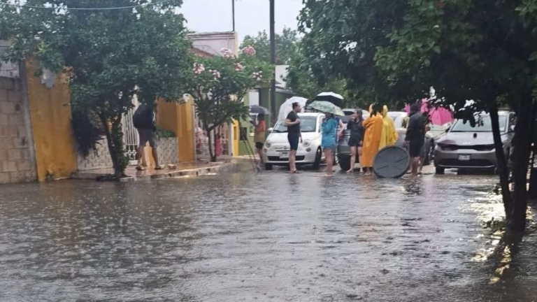 Lluvias récord en Yucatán: Mérida acumula 153 mm en 24 horas