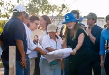 Cecilia Patrรณn supervisa corredor verde de 15 millones en Caucel