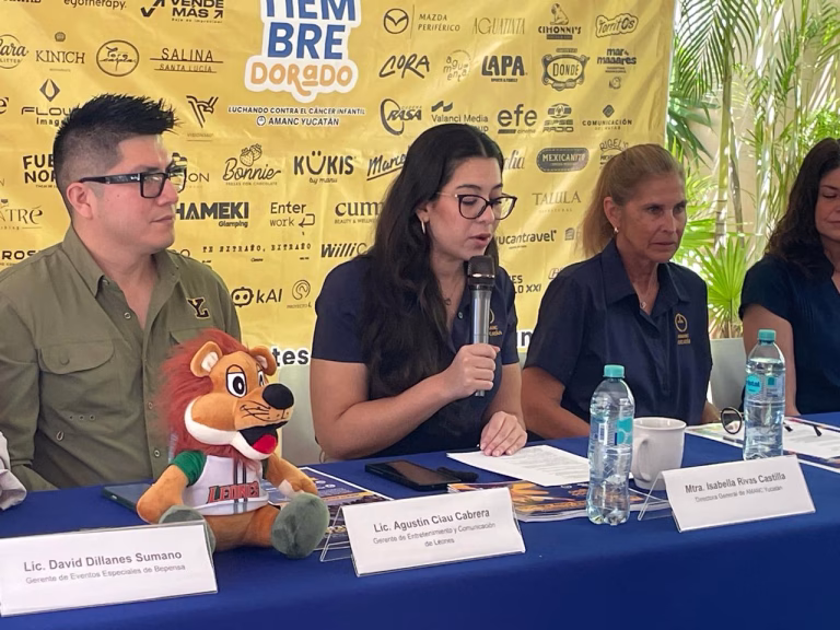 AMANC Yucatán activa Septiembre Dorado contra el cáncer infantil
