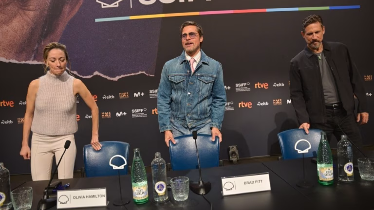 Brad Pitt presenta “En el corazón de la bestia” en San Sebastián
