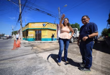 Cecilia Patrón supervisa trabajos de repavimentación en Mérida 1
