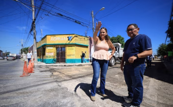 Cecilia Patrón supervisa trabajos de repavimentación en Mérida 1