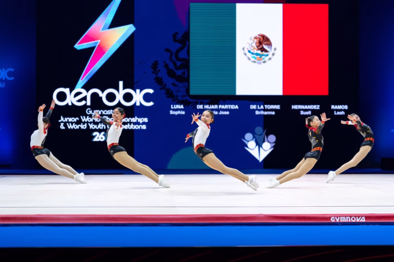 México participa con 58 gimnastas en Mundial de Aeróbica en Navarra