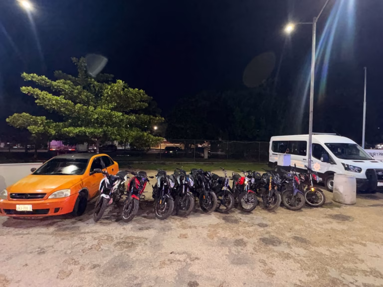 Recuperan 10 motocicletas en Tizimín