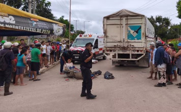 Fallece adolescente en choque de moto contra camión en Peto